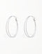 Handcrafted Large Dual Hoop Earrings by Korean Designer